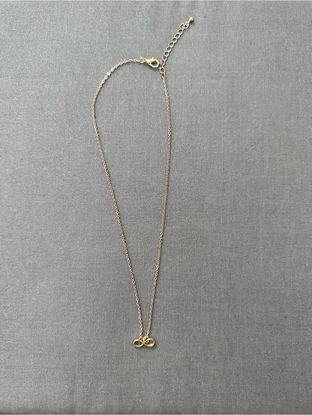 Delicate Gold Infinity Pendant Necklace - Women's Jewelry